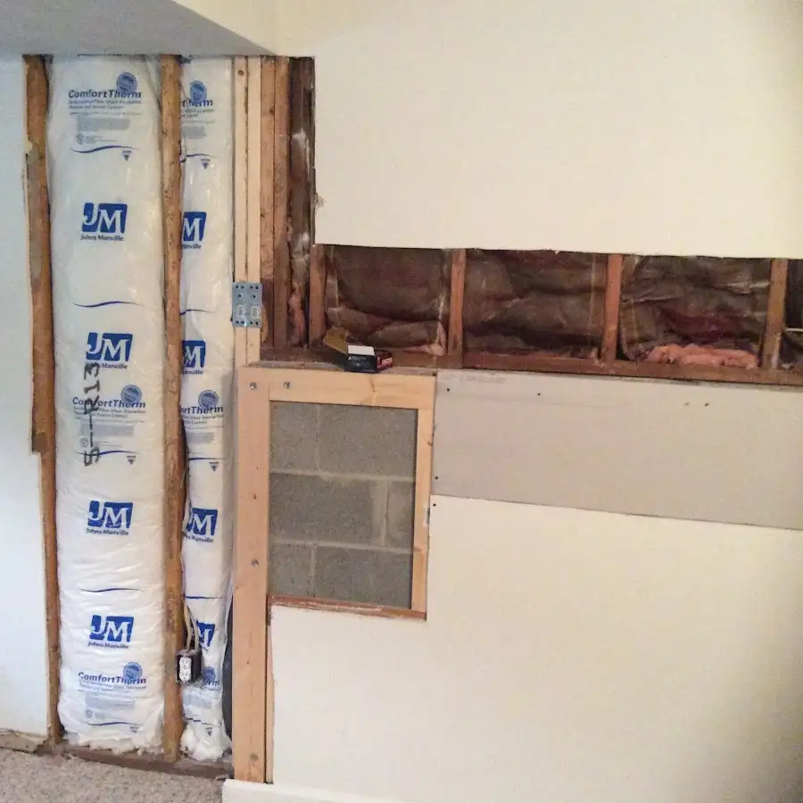 Wall insulation replacement during Contents Cleaning & Restoration in Owosso